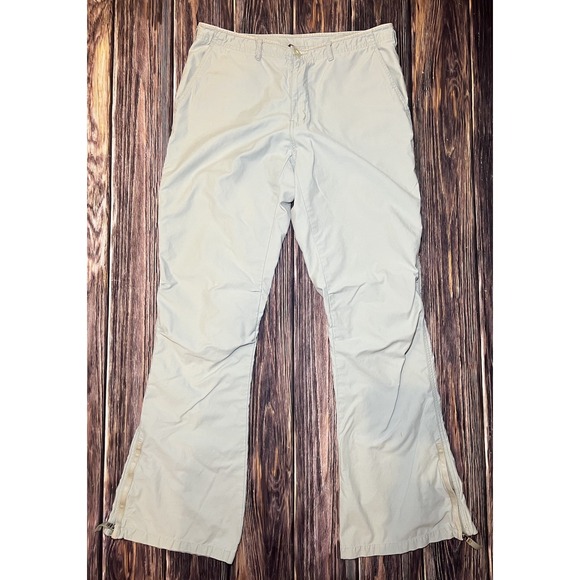 Abercrombie 92/018 Pant Women's Size 8‎ Tan Beige Military Lightweight Zip Ankle - Picture 1 of 13